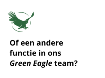 Functie in ons Green Eagle team